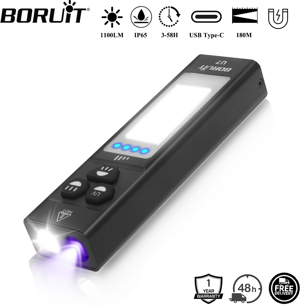 Outdoor Adventure Camp - BORUiT U7 UV LED EDC 손전등