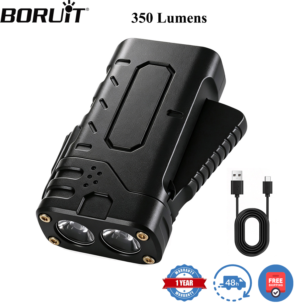 Outdoor Adventure Camp - BORUIiT 핸드 크랭크 EDC LED 손전등