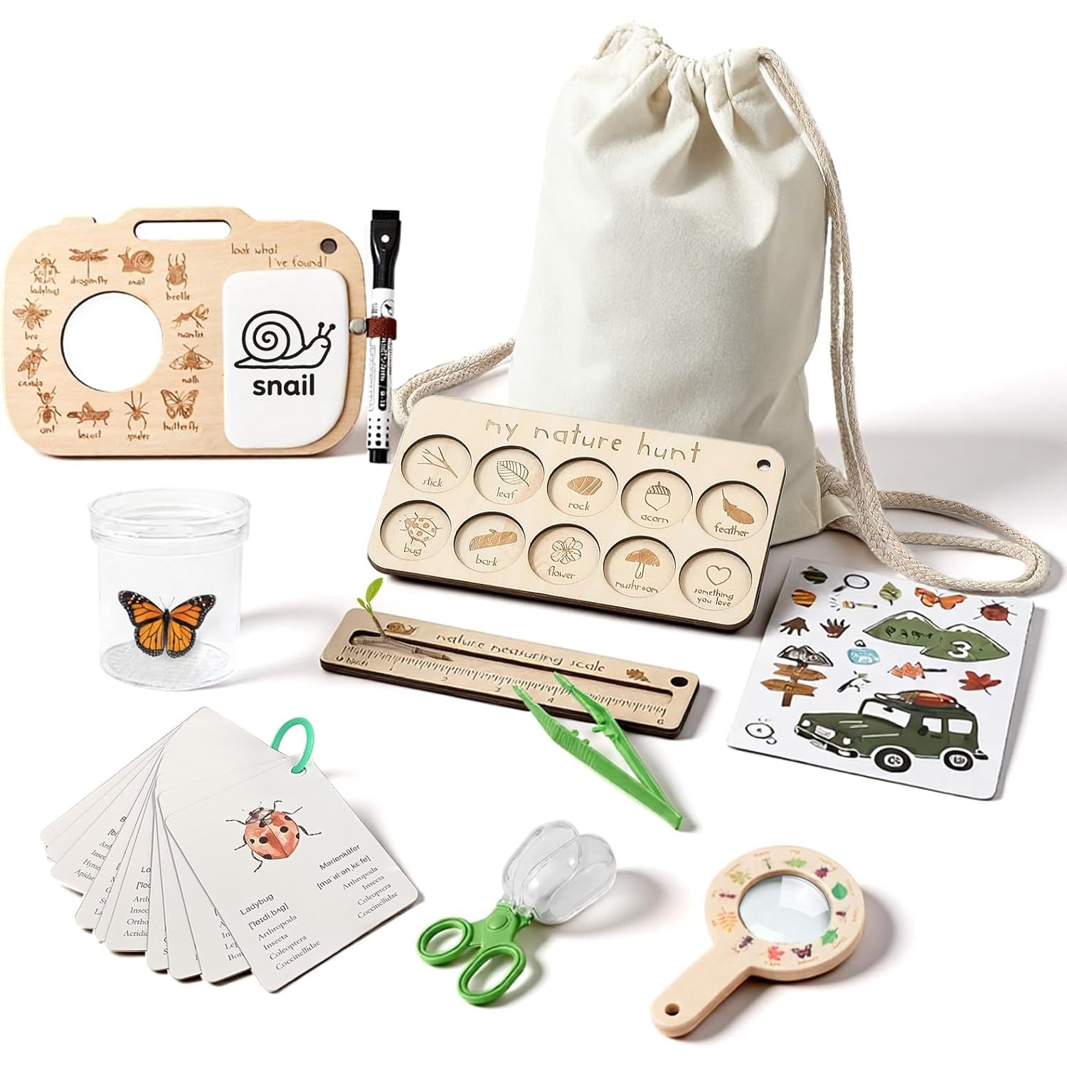 Outdoor Adventure Toys For Kids - 어린이용 곤충 채집 키트 (곤충 상자,