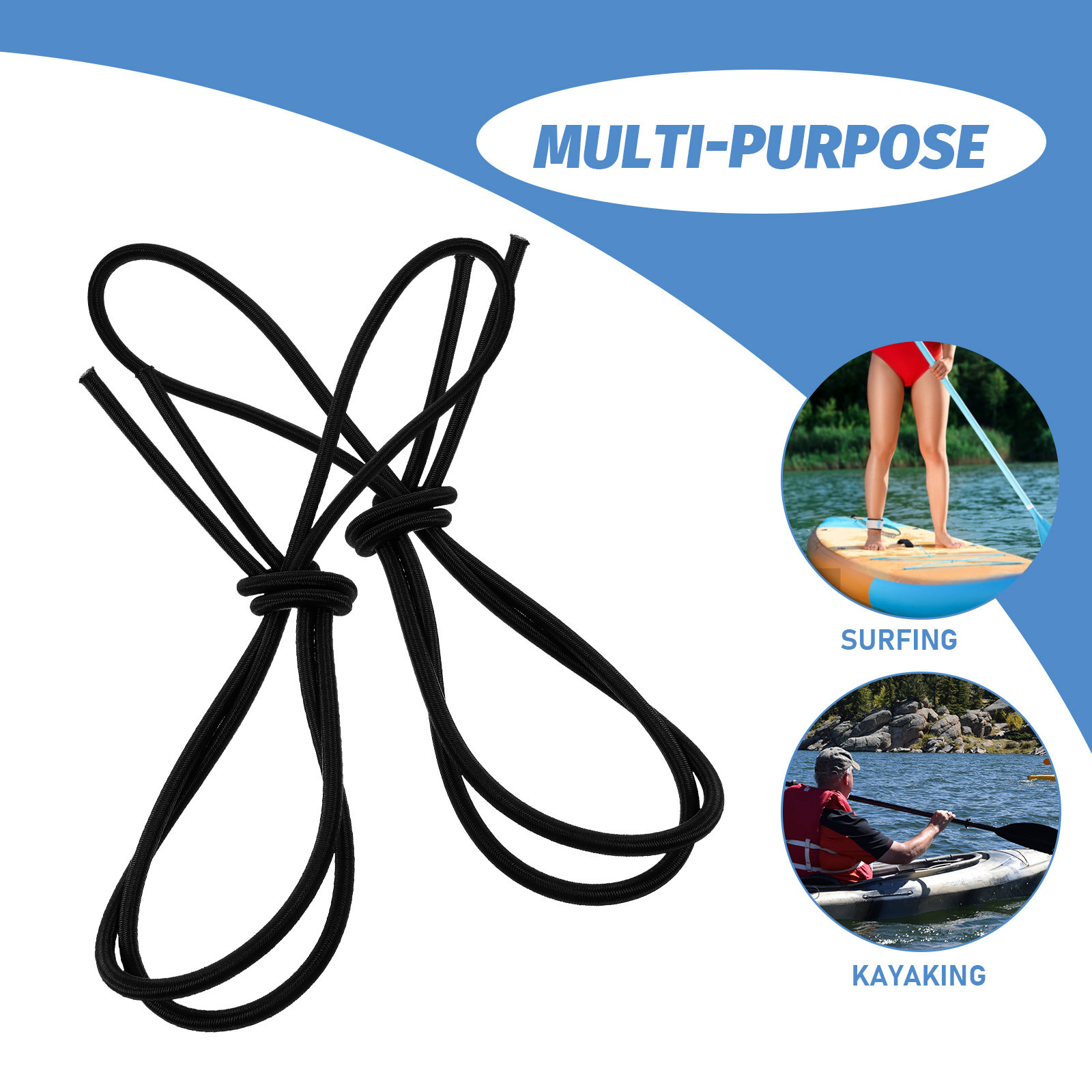 4개입 탄성 패들 리쉬 카약 카누 서핑 안전 로프 신축 - Outdoor Adventure Kayak 리뷰 및 가격