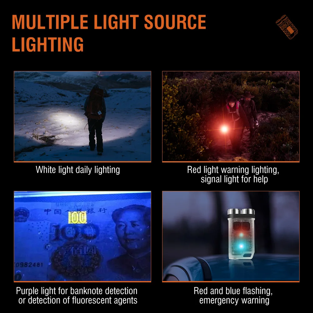 BORUiT V3 LED 키체인 휴대용 900LM ED - Outdoor Adventure Camp 리뷰 및 가격