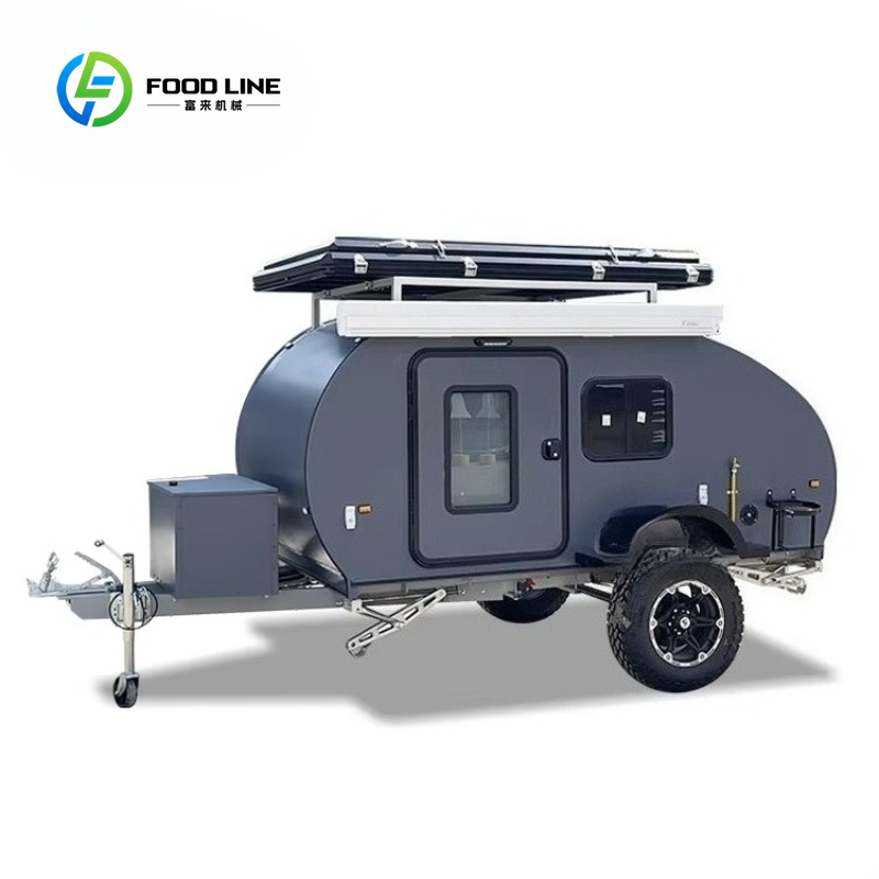 맞춤형 짙은 회색 오프로드 티어드롭 여행용 캠퍼, 완비 - Adventure Outdoor Equipment 리뷰 및 가격
