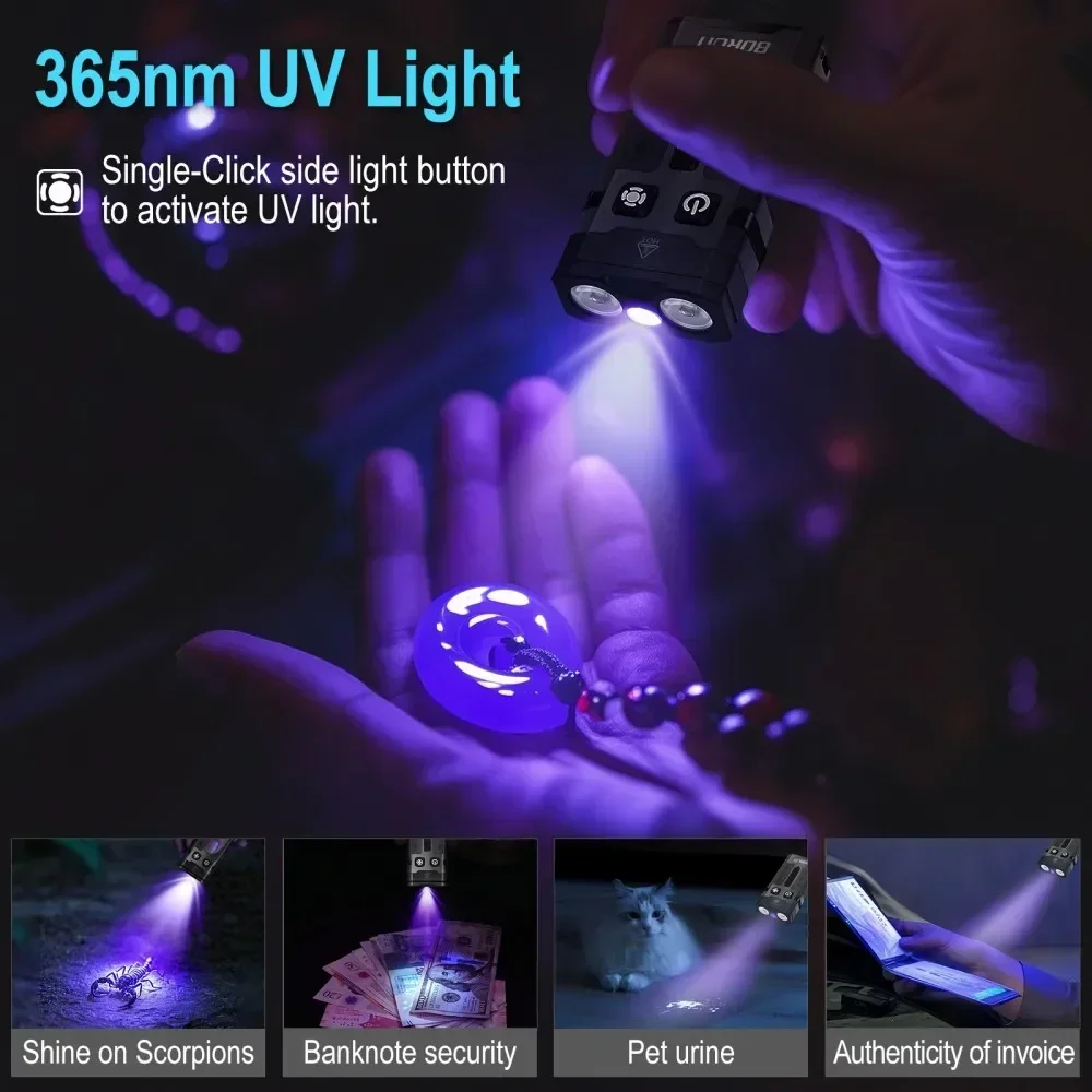BORUiT EV20 1100LM EDC UV 키체인  - Outdoor Adventure Camp 리뷰 및 가격